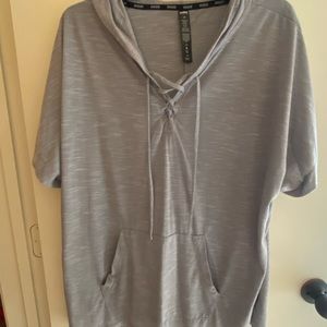 Rebook Short Sleeve Lightweight Hoodie